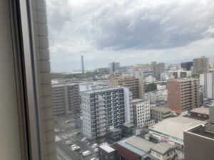 千葉キューブホテルからの眺め